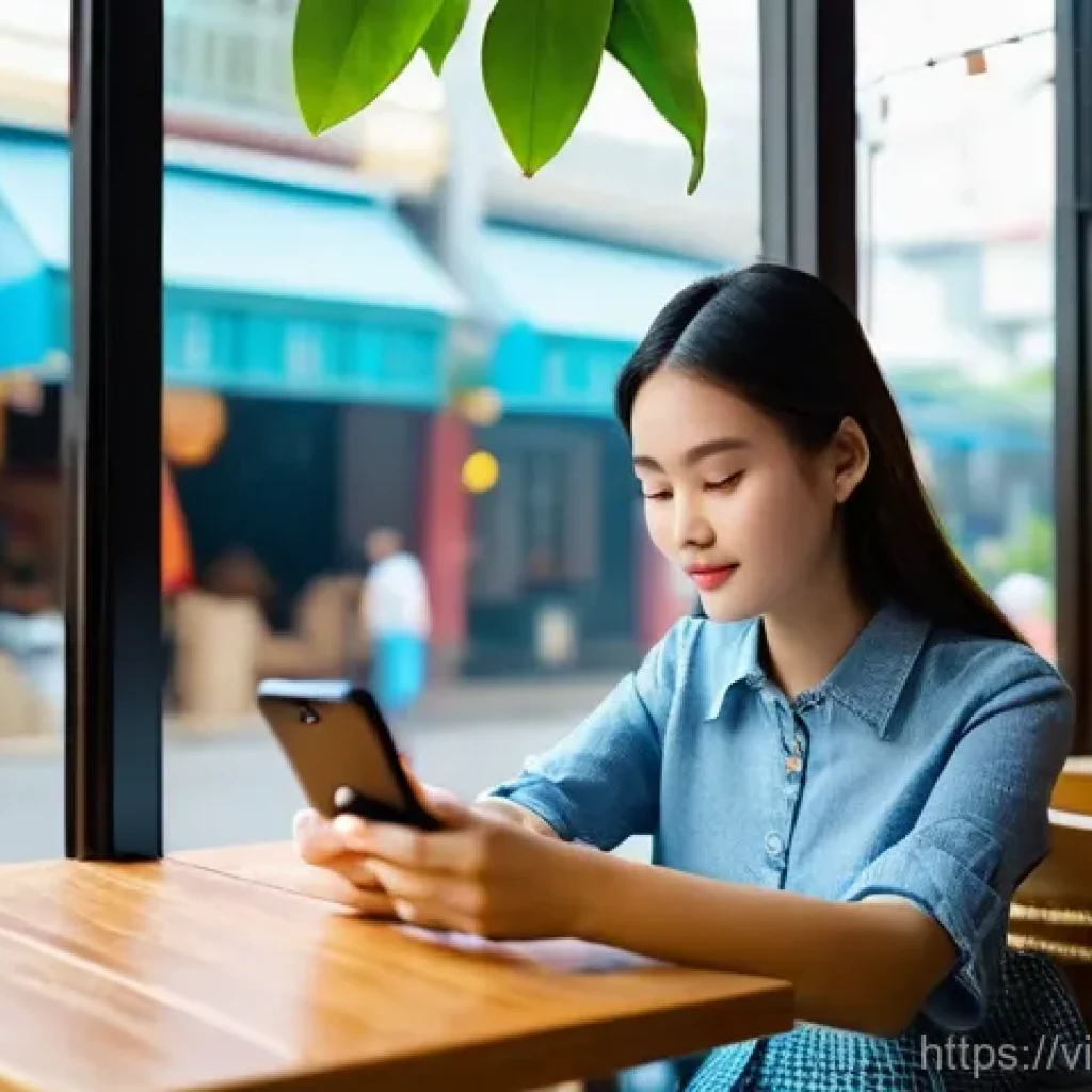 UX 라이팅에서의 키워드 선택 방법 - **Prompt for understanding Vietnamese user needs:**
A young Vietnamese woman, dressed in stylish...