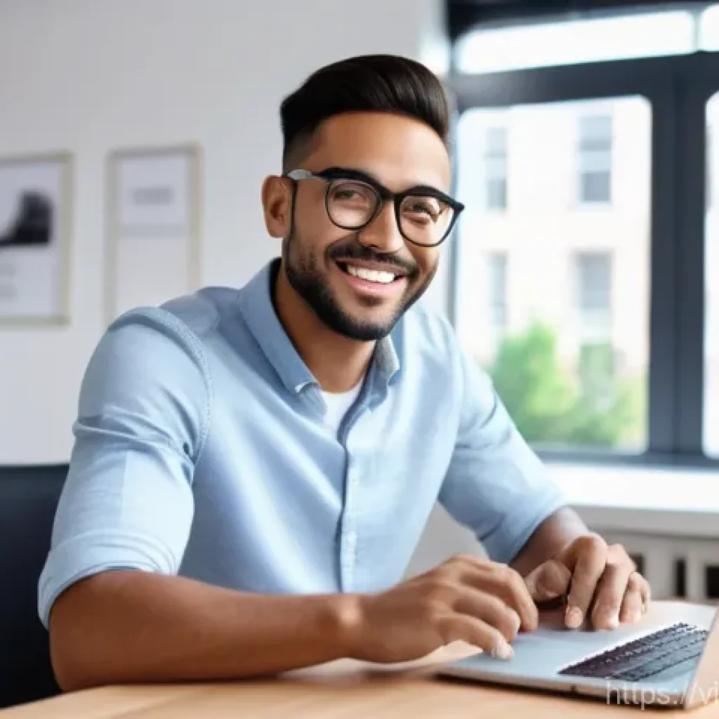 UX 라이팅에서의 관계 구축을 위한 언어 사용법 - **Prompt: The Essence of Clear and Friendly UX Writing**
A diverse young adult (approximately 20...