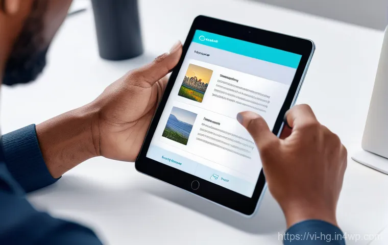 UX 라이팅에서의 그래픽 리소스 활용법 - **Prompt 1: User-Friendly Digital Experience**
A bright, clean, and modern digital interface dis...