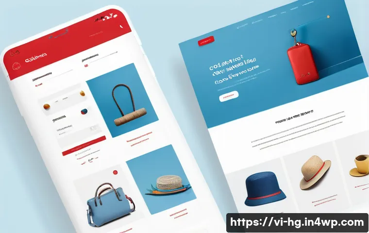 UX 라이팅에서의 시각적 요소와 텍스트의 조화 - A modern Vietnamese e-commerce website homepage design showcasing a harmonious color palette with a ...